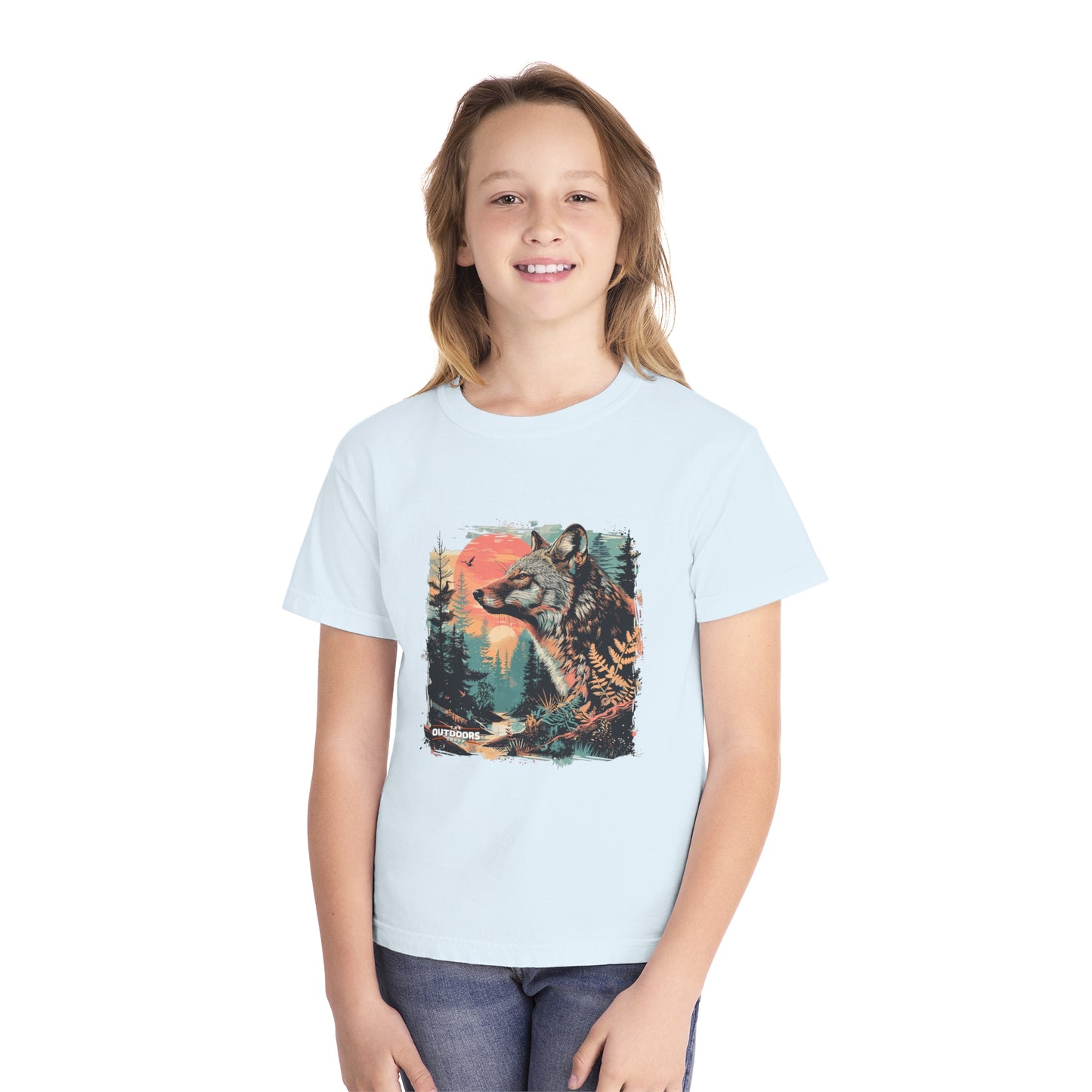 Coyote Retro - Youth Midweight Tee